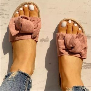 Bow Front Sandals